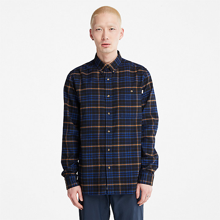 Tartan Shirt with SolucellAir™ Technology for Men in Black