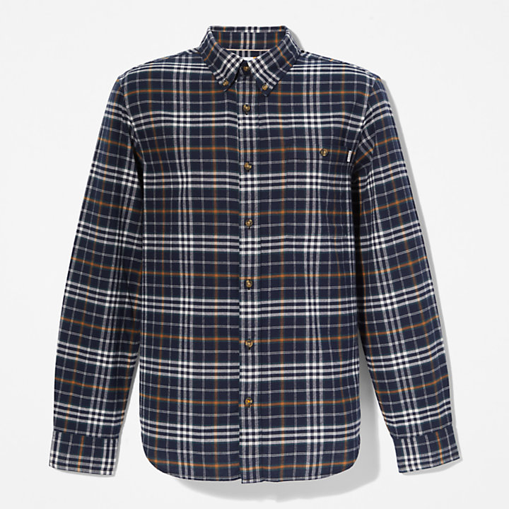 Tartan Shirt with SolucellAir™ Technology for Men in Navy-