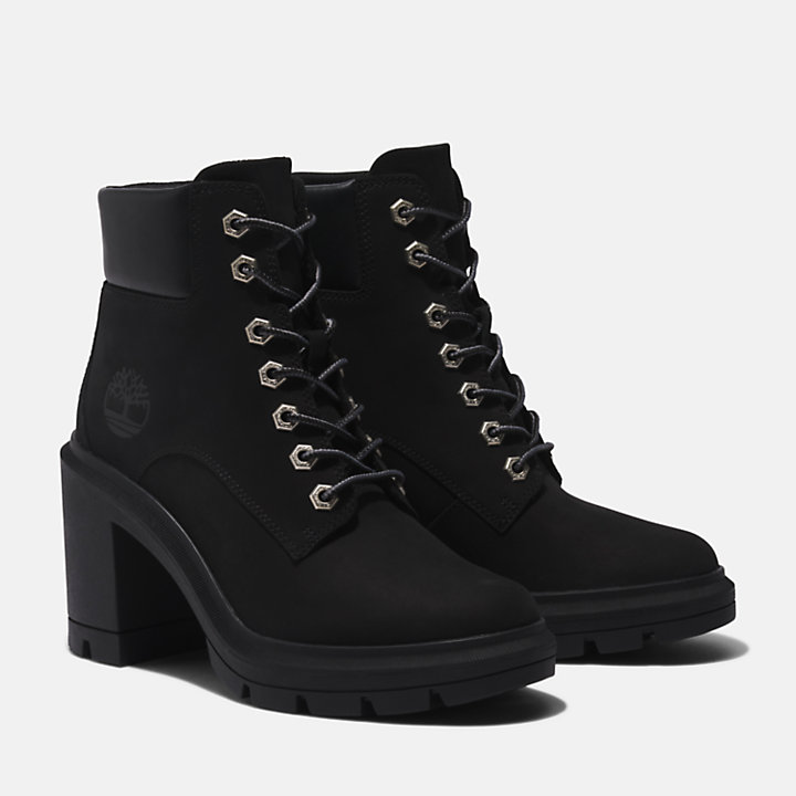 Allington Height Lace-Up Boot voor dames in zwart-