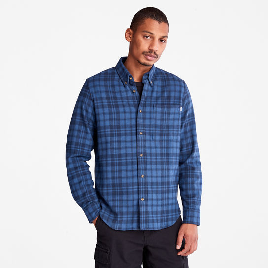Flannel Checked Shirt for Men in Navy | Timberland