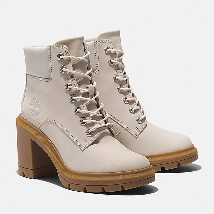 Allington Height Lace-Up Boot for Women in White