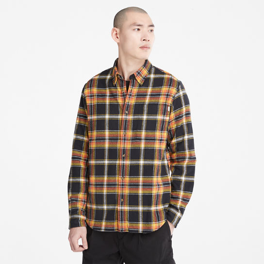 Heavy Flannel Check Shirt for Men in Black | Timberland