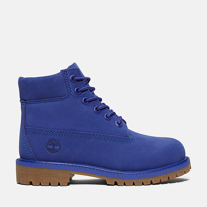 Timberland® 50th Edition Premium 6-Inch Waterproof Boot for Youth in Blue