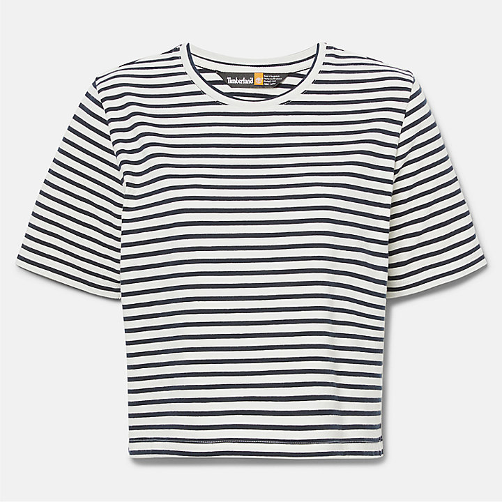 Stripe Baby T-Shirt for Women in Blue