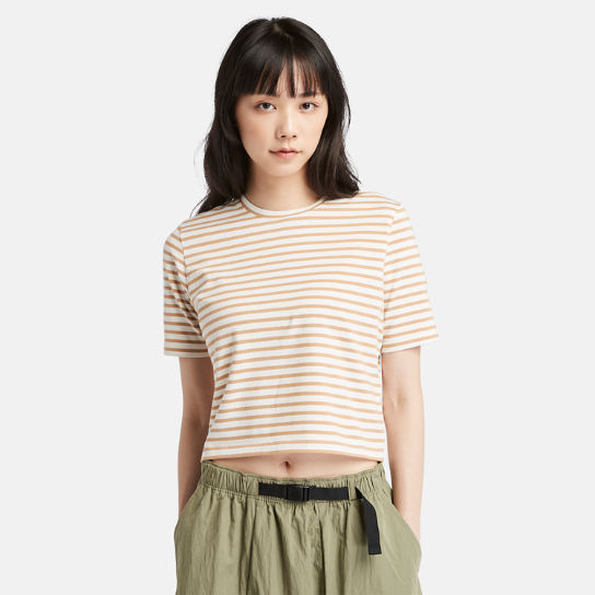 Stripe Baby T-Shirt for Women in Yellow | Timberland