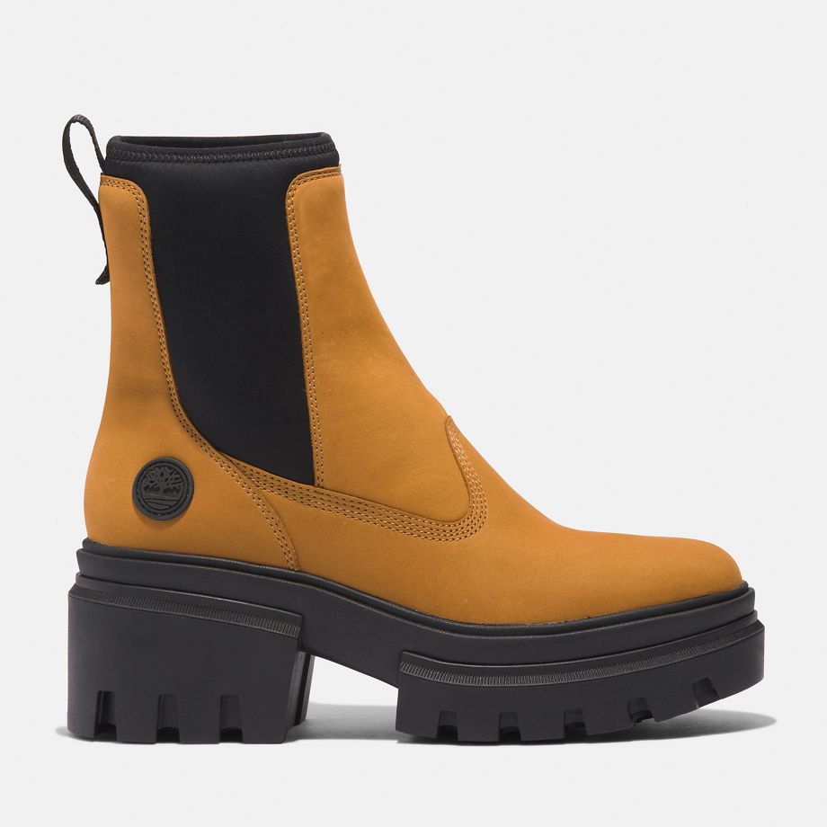 Timberland Everleigh Chelsea Boot For Women In Yellow Yellow, Size 9