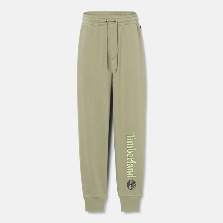 Pantalon de survêtement à logo pour homme en vert-