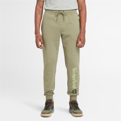 Logo Sweatpants for Men in Green | Timberland