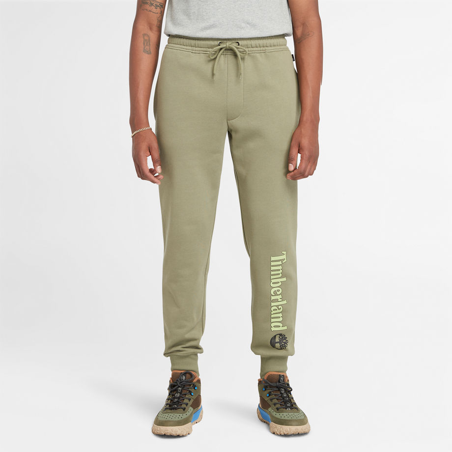 Timberland Logo Sweatpants For Men In Green Green, Size M