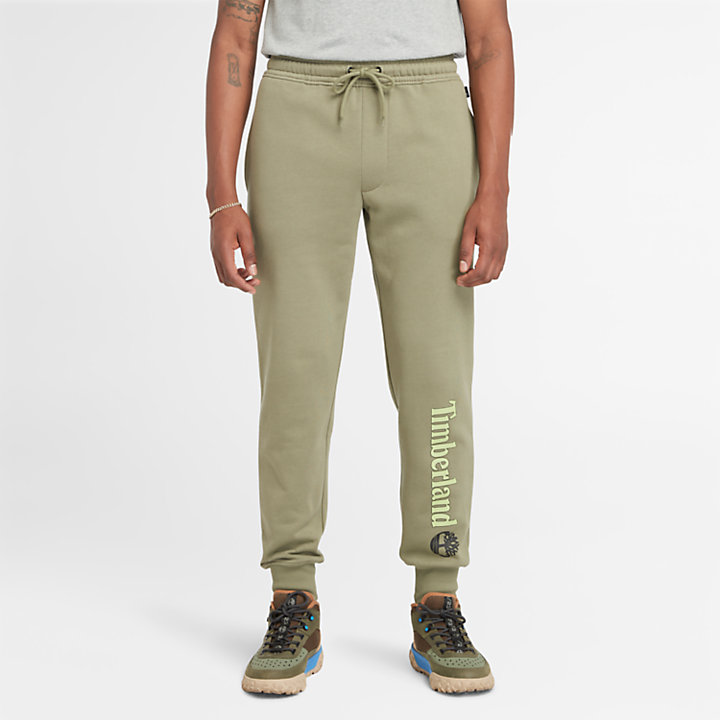 Pantaloni Sportivi con Logo da Uomo in verde-