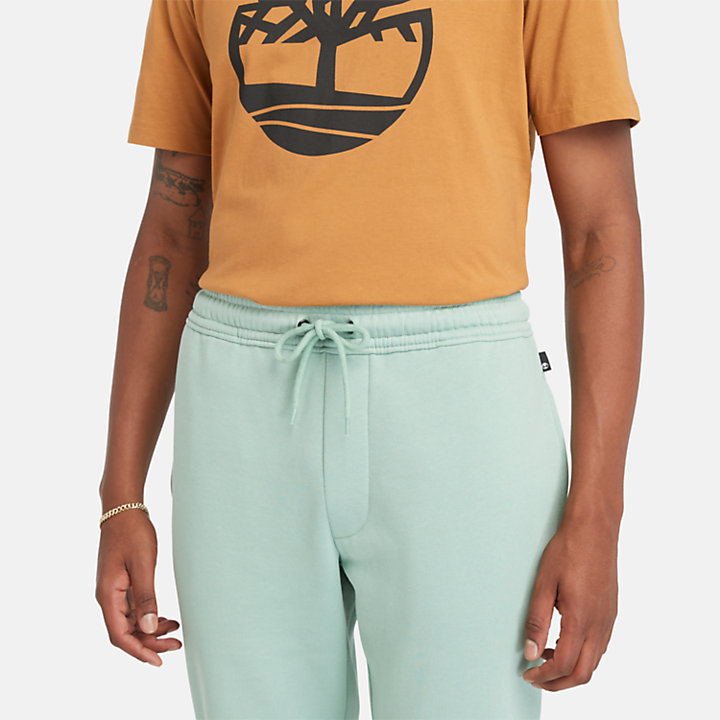 Pantalones de chándal con logotipo para hombre en verde pálido-