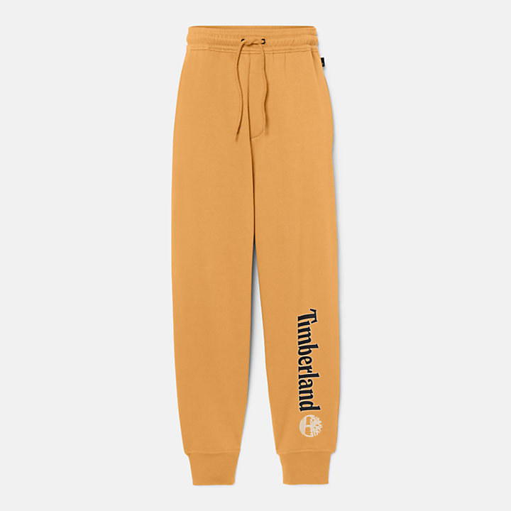 Pantalones de chándal con logotipo para hombre en amarillo oscuro-