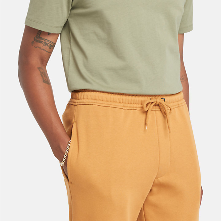 Pantalon de survêtement à logo pour homme en jaune foncé-