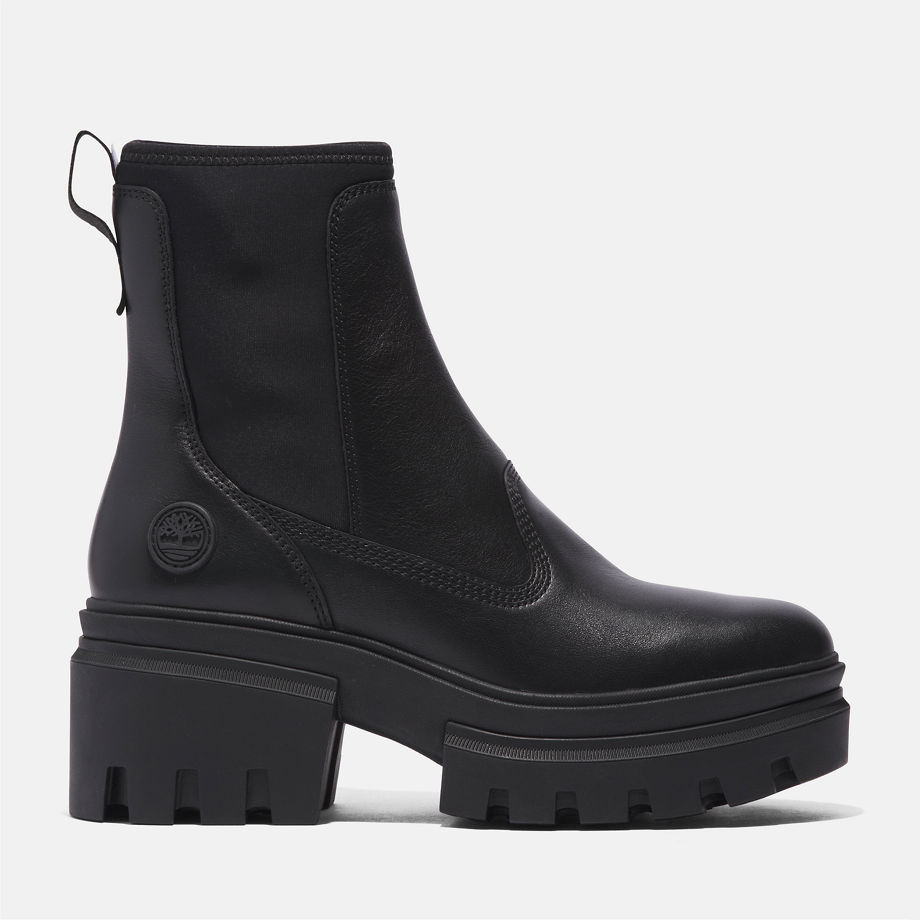 Timberland Everleigh Chelsea Boot For Women In Black Black
