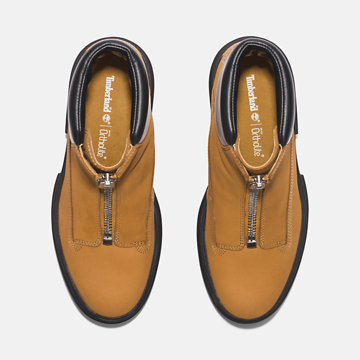 Everleigh Front-zip Boot voor dames in geel-