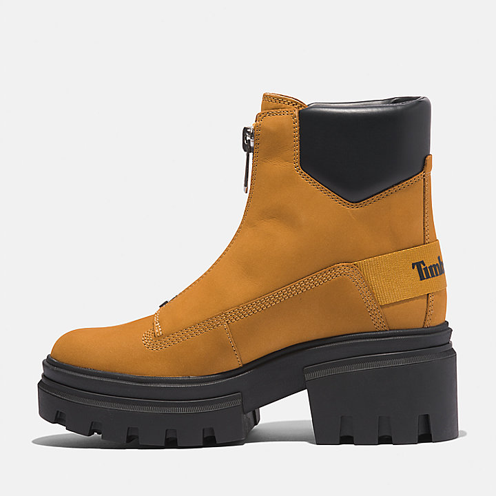 Everleigh Front-zip Boot voor dames in geel