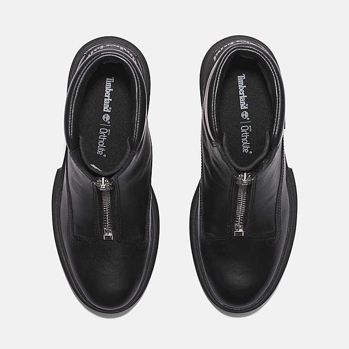 Everleigh Front-zip Boot voor dames in zwart