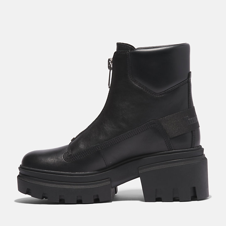 Everleigh Front-zip Boot voor dames in zwart-