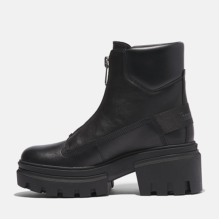 Everleigh Front-zip Boot for Women in Black