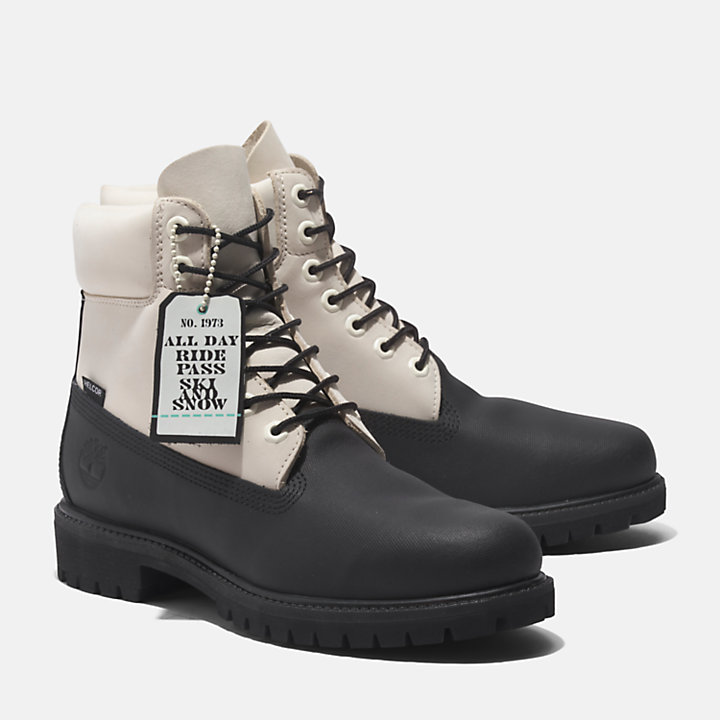 Helcor® 6-inch Boot Timberland® Premium pour homme en noir/blanc-