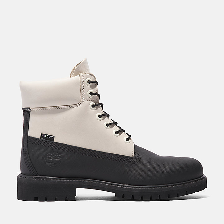6-inch Boot Timberland® Premium pour homme en noir/blanc