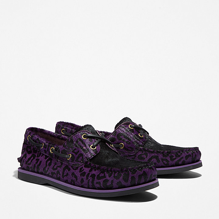 Timberland® x Wacko Maria Classic 2-Eye Boat Shoes for Men in Purple