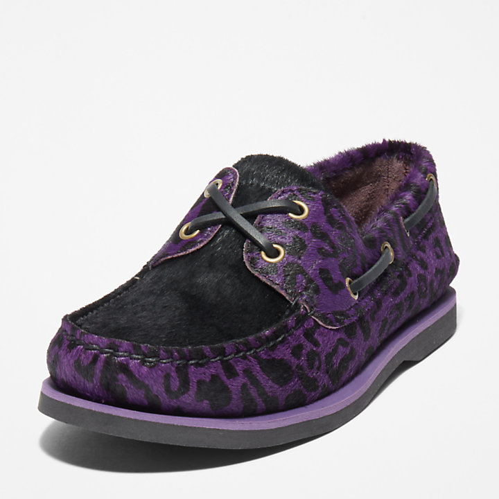 Timberland® x Wacko Maria Classic 2-Eye Boat Shoes for Men in Purple-