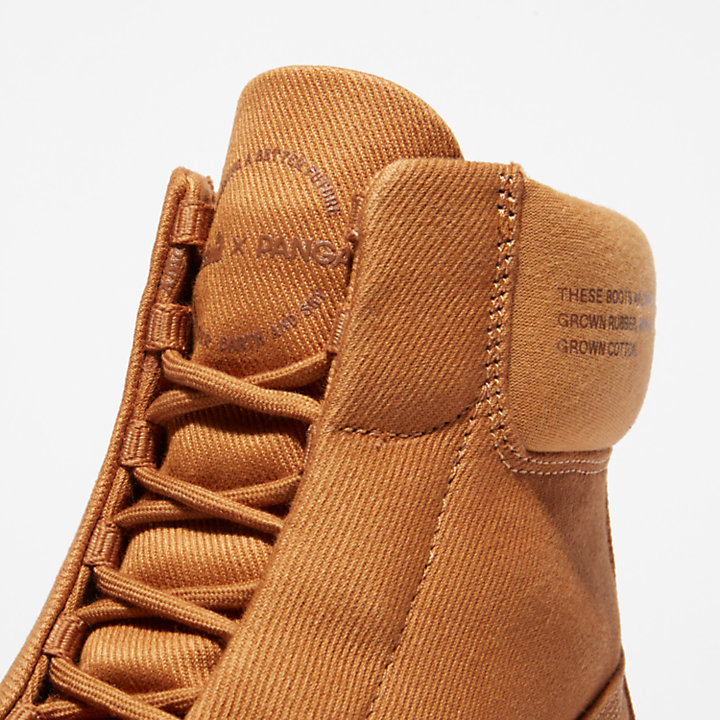 Timberland x Pangaia Premium Fabric 6-Inch Boot for Men in Yellow-