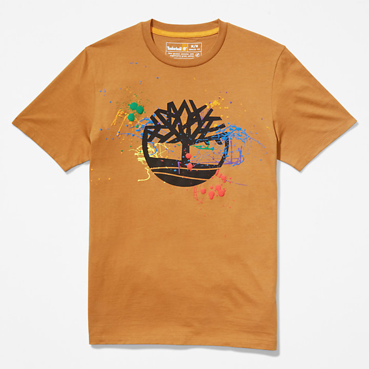 Paint Pride T-Shirt in Dark Yellow-