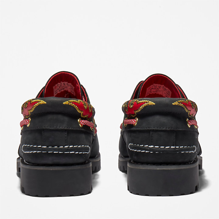 Sapato de Vela com 3 ilhós CLOT x Timberland® para Homem em preto-