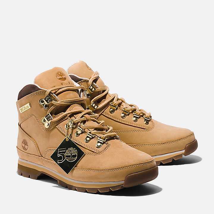 Timberland® 50th Edition Butters Euro Hiker Mid Leather Boot for Men in Golden Butter