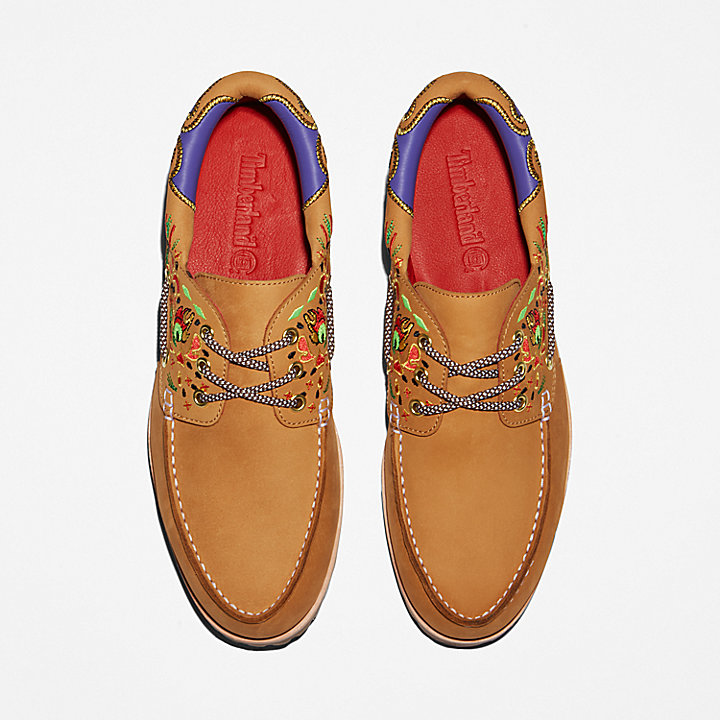CLOT x Timberland® 3-Eye Boat Shoe for Men in Yellow