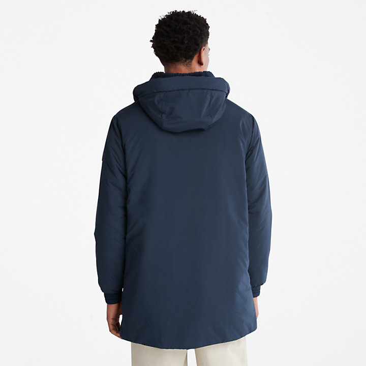 Insulated Parka for Men in Navy-