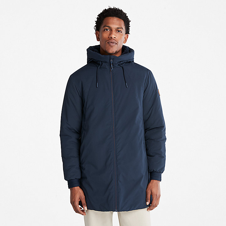 Insulated Parka for Men in Navy
