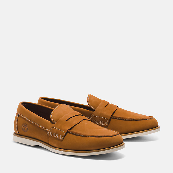 Classic Boat Shoe for Men in Light Brown-