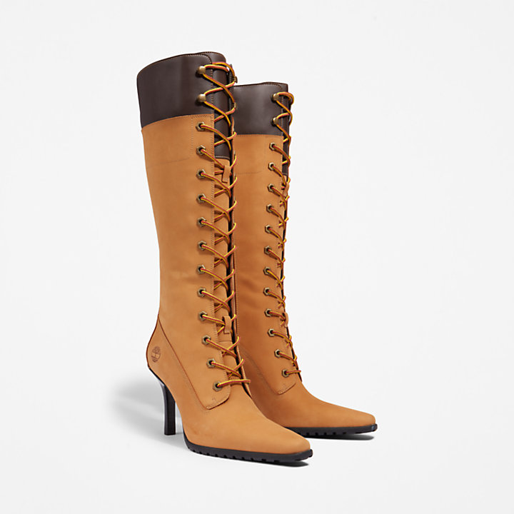 Veneda Carter x Timberland® Tall Lace-up Boot for Women in Yellow-