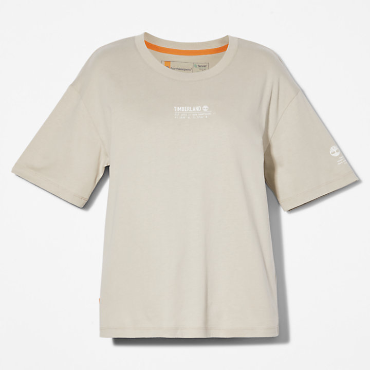 T-Shirt con Tecnologia Tencel™ x Refibra™ da Donna in grigio-