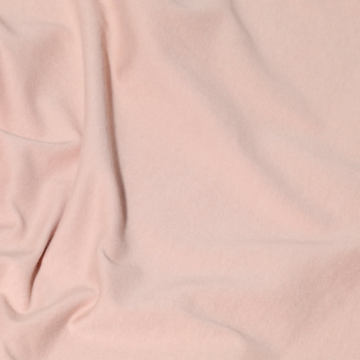 Camiseta clásica de cuello redondo para mujer en rosa-