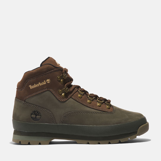 Euro Hiker Leather Boot for Men in Dark Green | Timberland