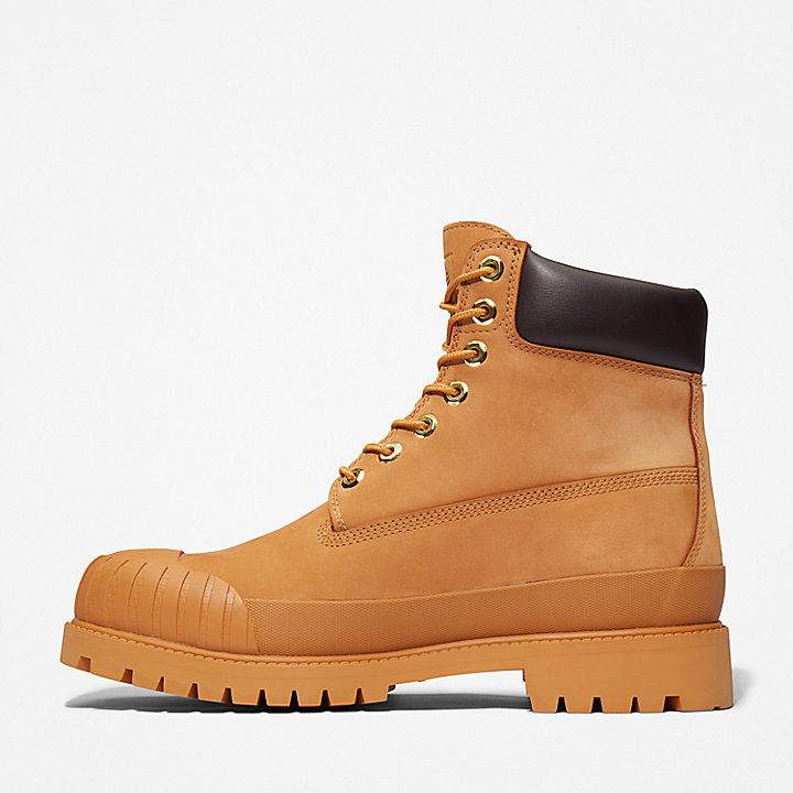 Bee Line x Timberland Premium® 6 Inch Rubber-Toe Boot for Men in Yellow