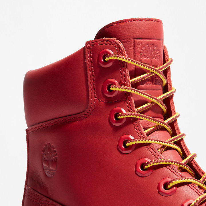 Bee Line x Timberland Premium® 6 Inch Rubber-Toe Boot for Men in Red-