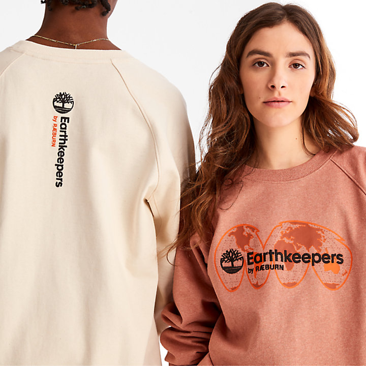 Earthkeepers® by Raeburn Archief Globe Sweatshirt met ronde hals in oranje-