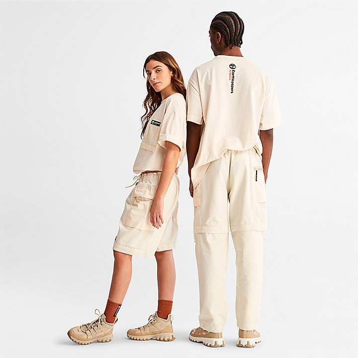 Pantaloni Utility con Zip Earthkeepers® by Raeburn colore naturale