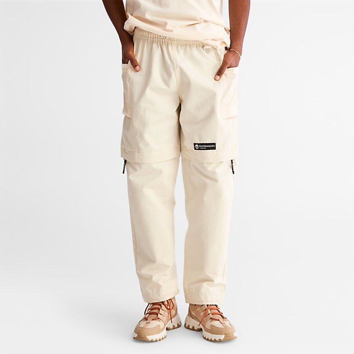 Pantaloni Utility con Zip Earthkeepers® by Raeburn colore naturale-