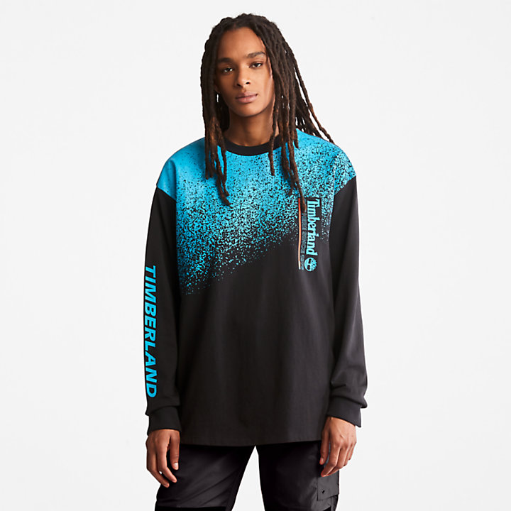 Outdoor Archive Long-sleeved Graphic T-Shirt in Black-