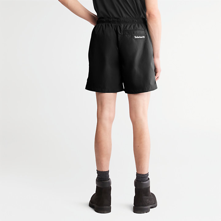 All Gender Windbreaker Shorts in Black-