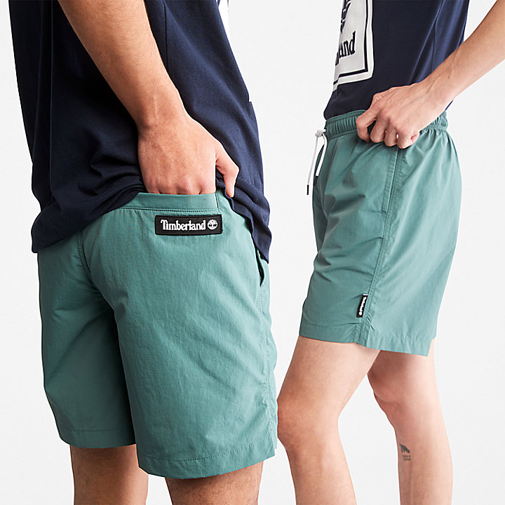 Unisex Windbreaker Shorts in Grün