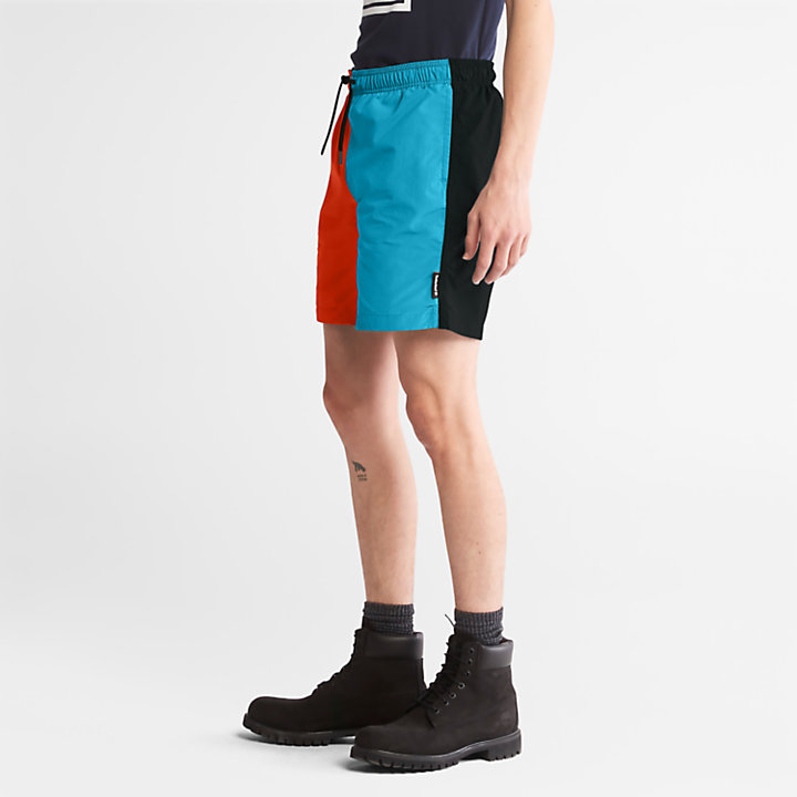 All Gender Windbreaker Shorts in Orange-