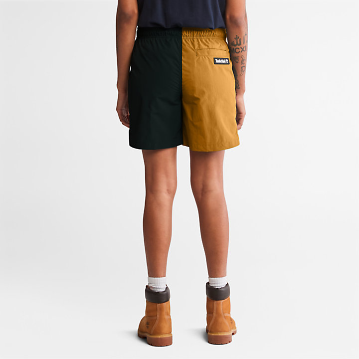 Unisex Windbreaker Shorts in Orange-