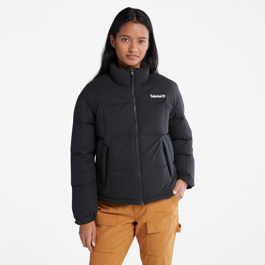 Timberland Oversized Down-free Puffer Jacket For Women In Black Black, Size L